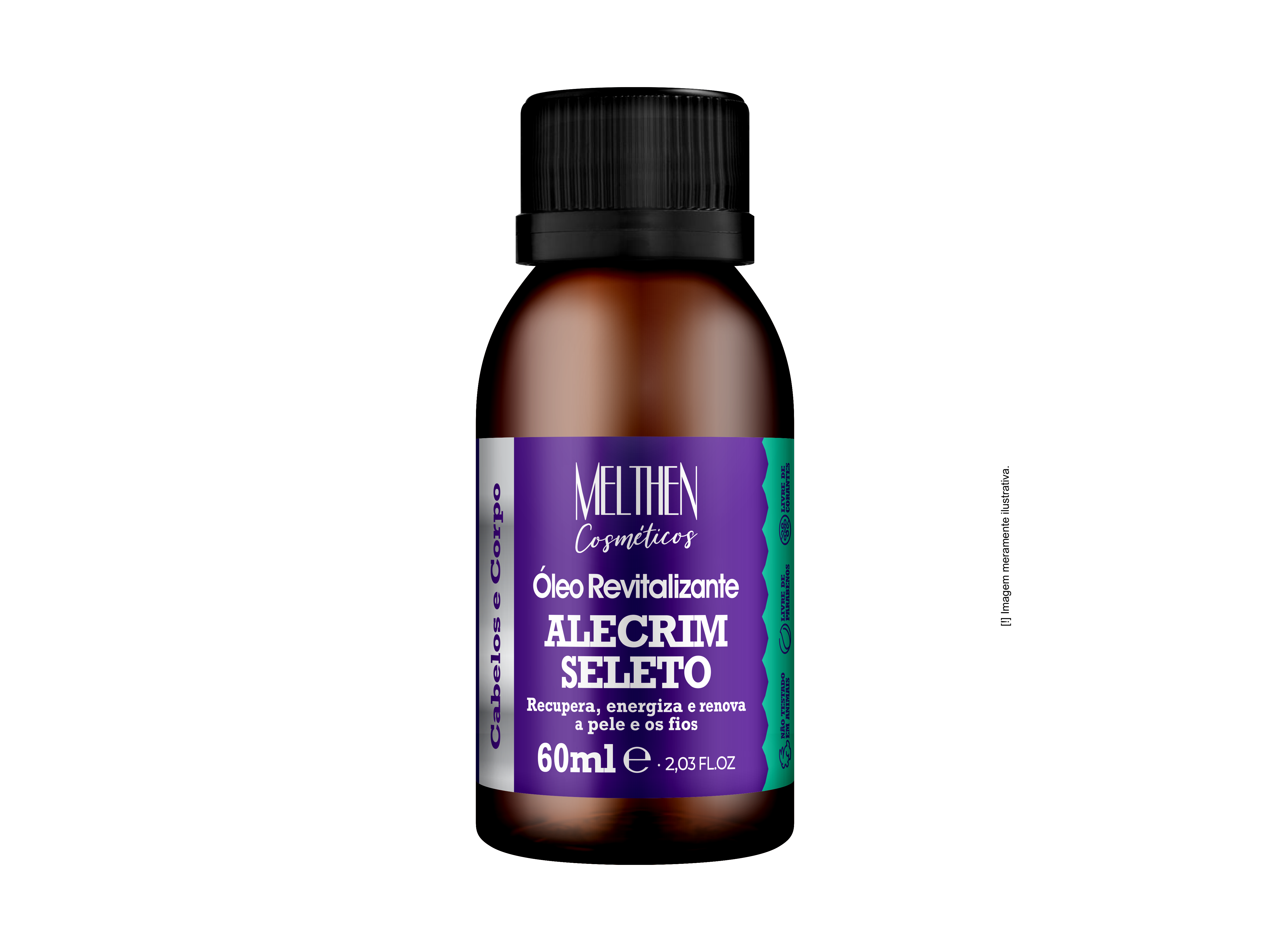 OLEO CABELOS CORPO ALECRIM SELETO 60ml
