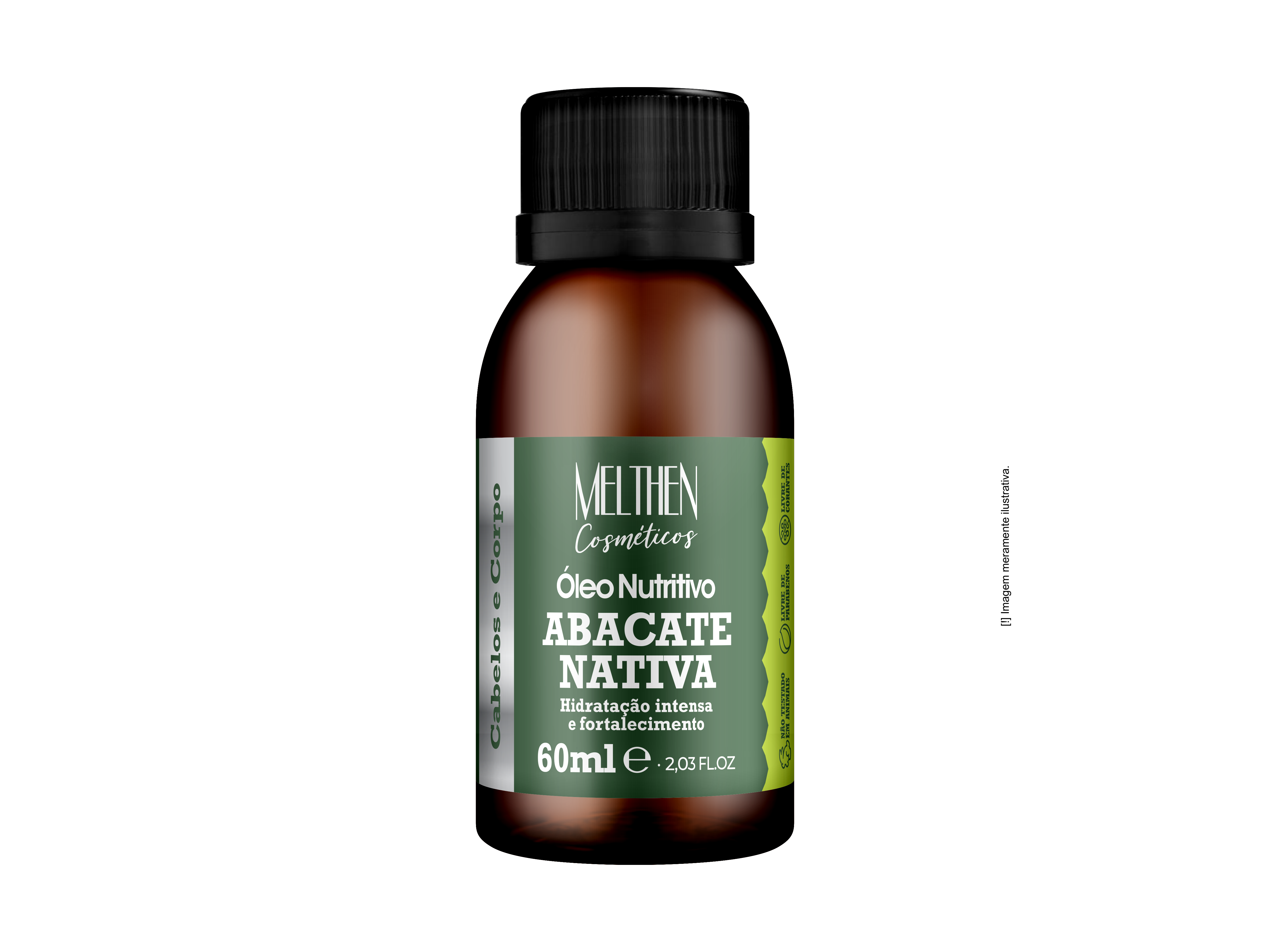 OLEO CABELO E CORPO ABACATE NATIVA 60ml