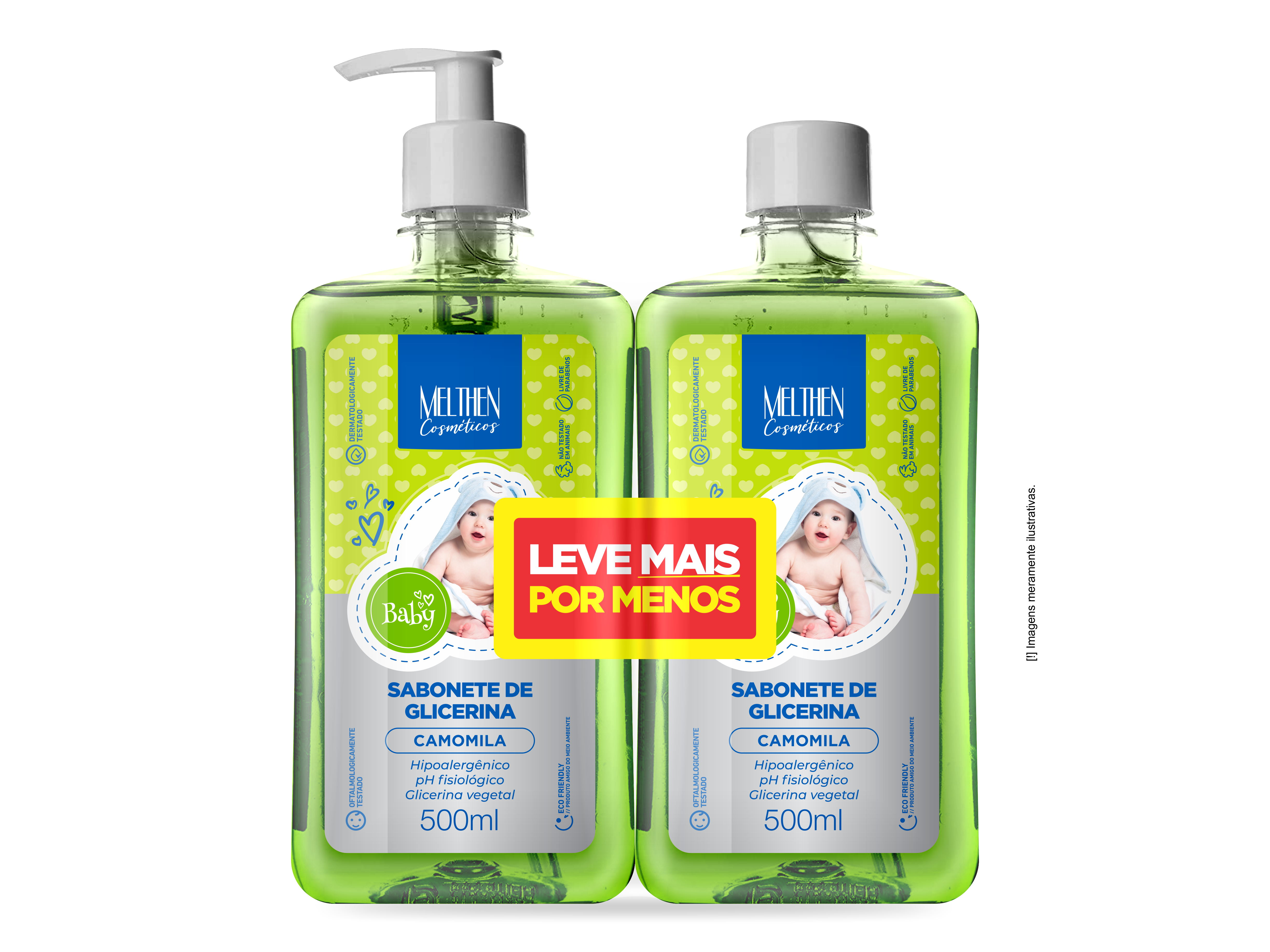 KIT BABY SAB GLIC CAMOMILA 500ML LEVE MAI...