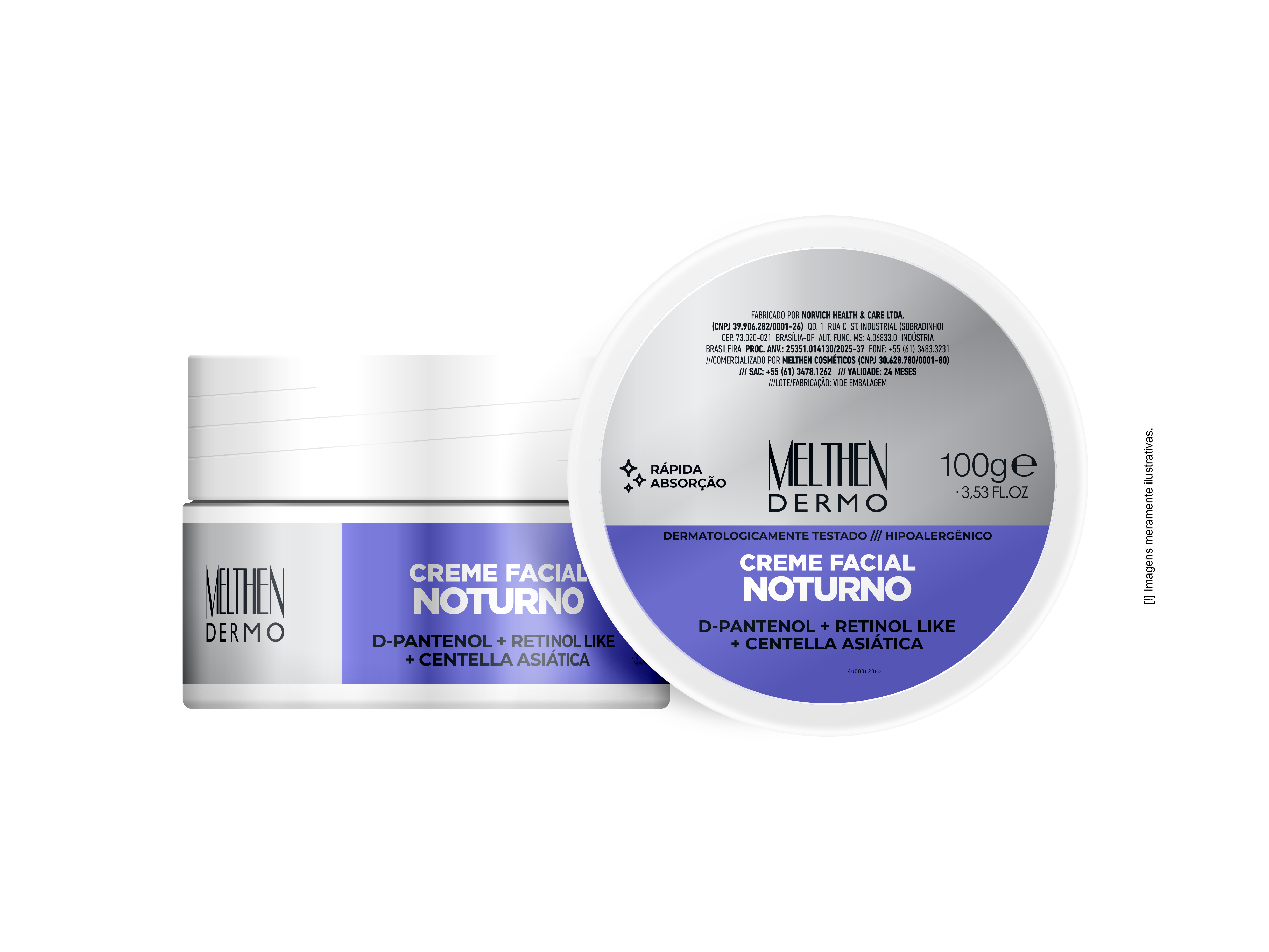 CREME FACIAL NOTURNO D-PANT RETINOL CENTE...