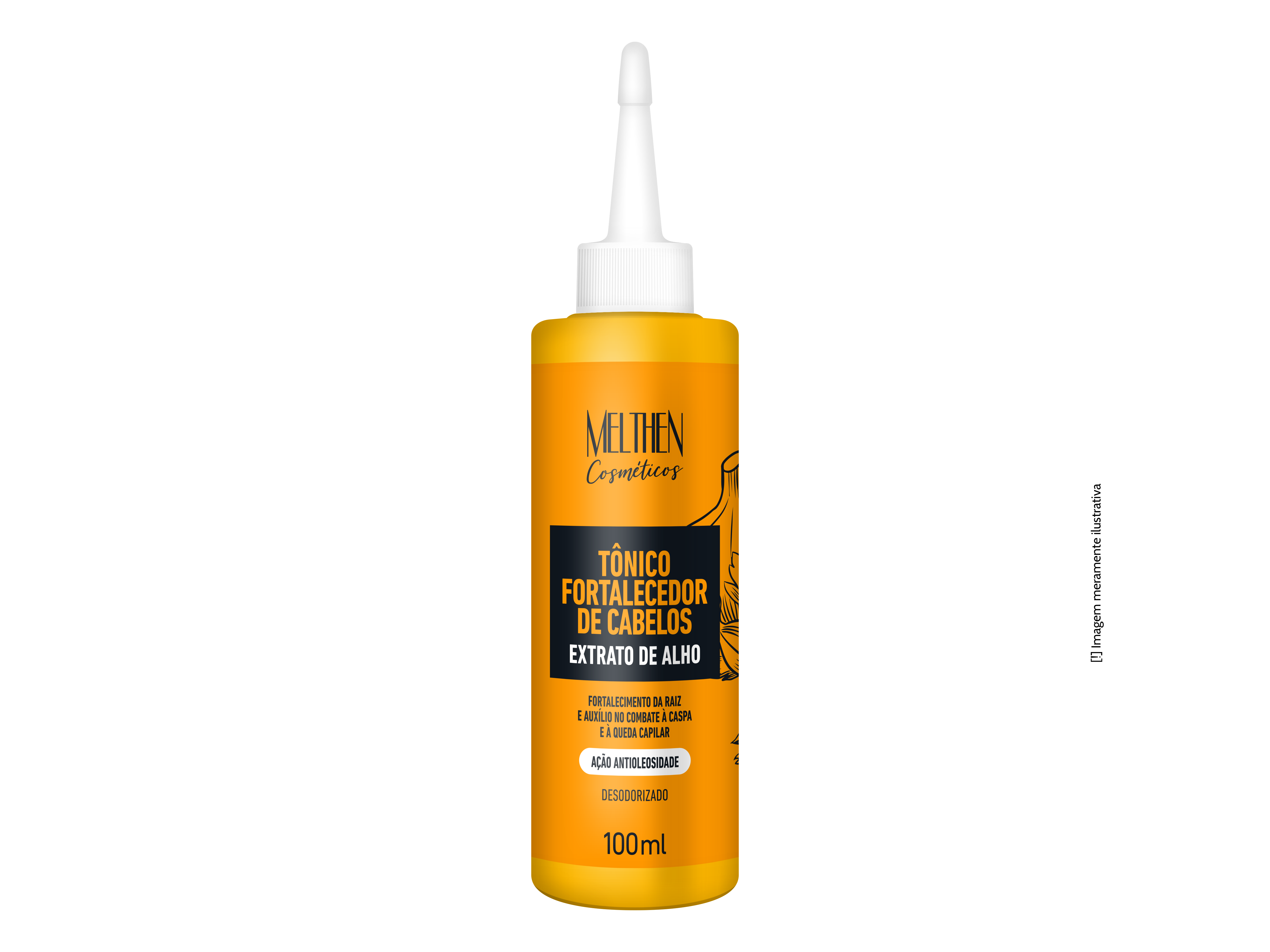 TONICO FORT.DE CABELOS C/EXT.DE ALHO 100 ML