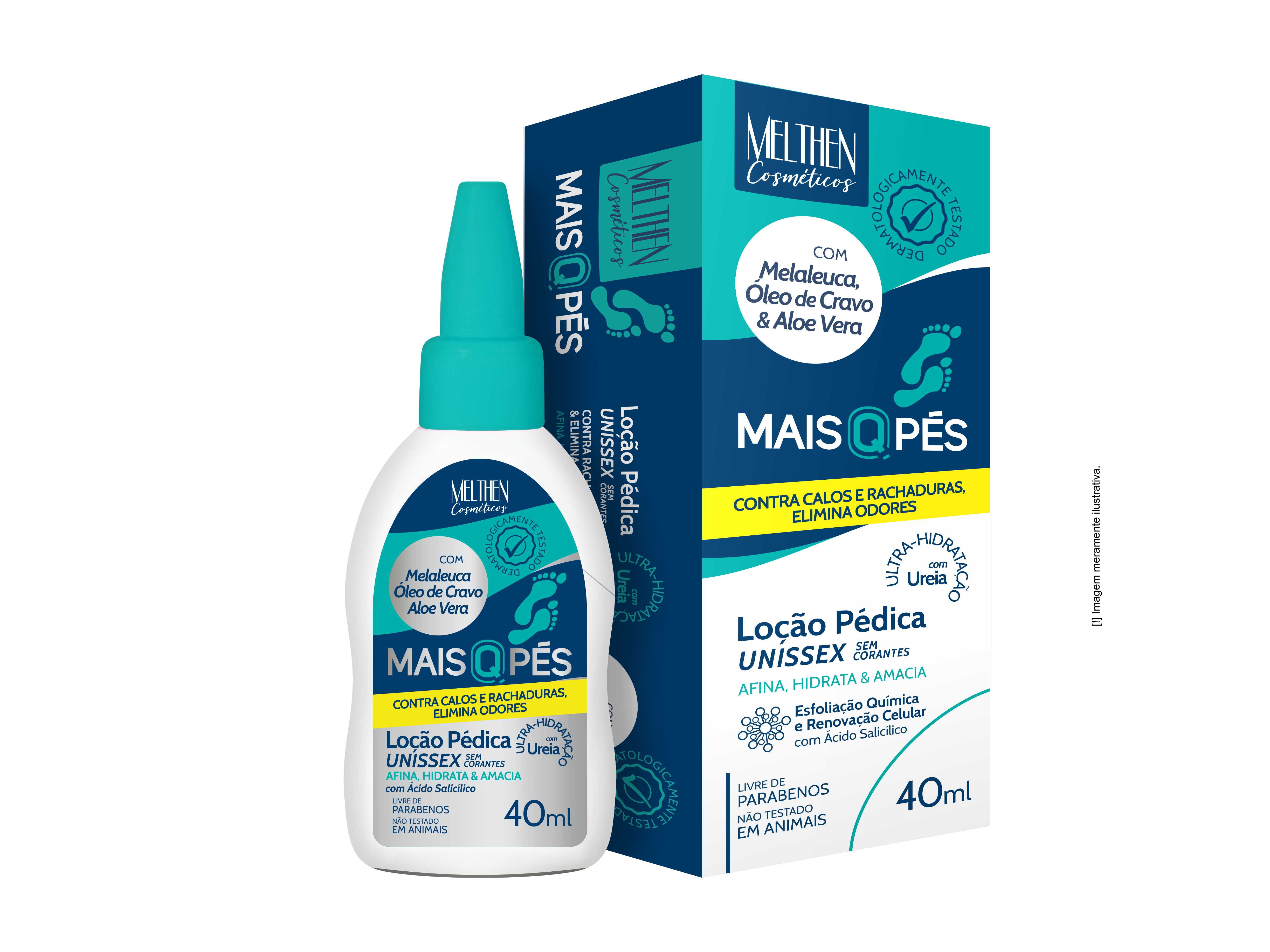 LOCAO PEDICA MAISQPES 40 ML