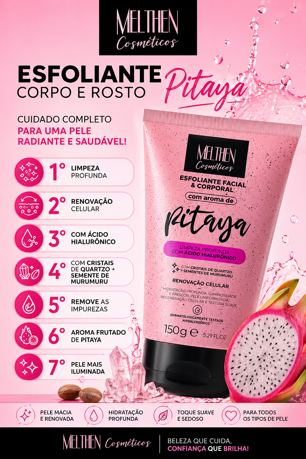 ESFOLIANTE FACIAL CORPORAL FRUTADO PITAYA...